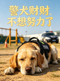 警犬财财不想努力了