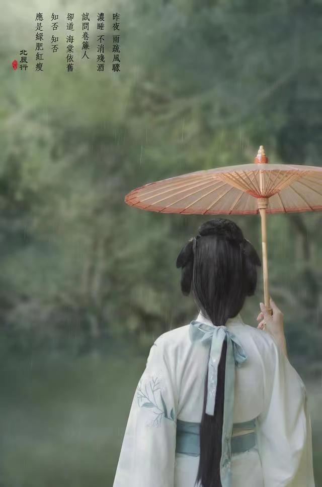 试问卷帘人,却道海棠依旧